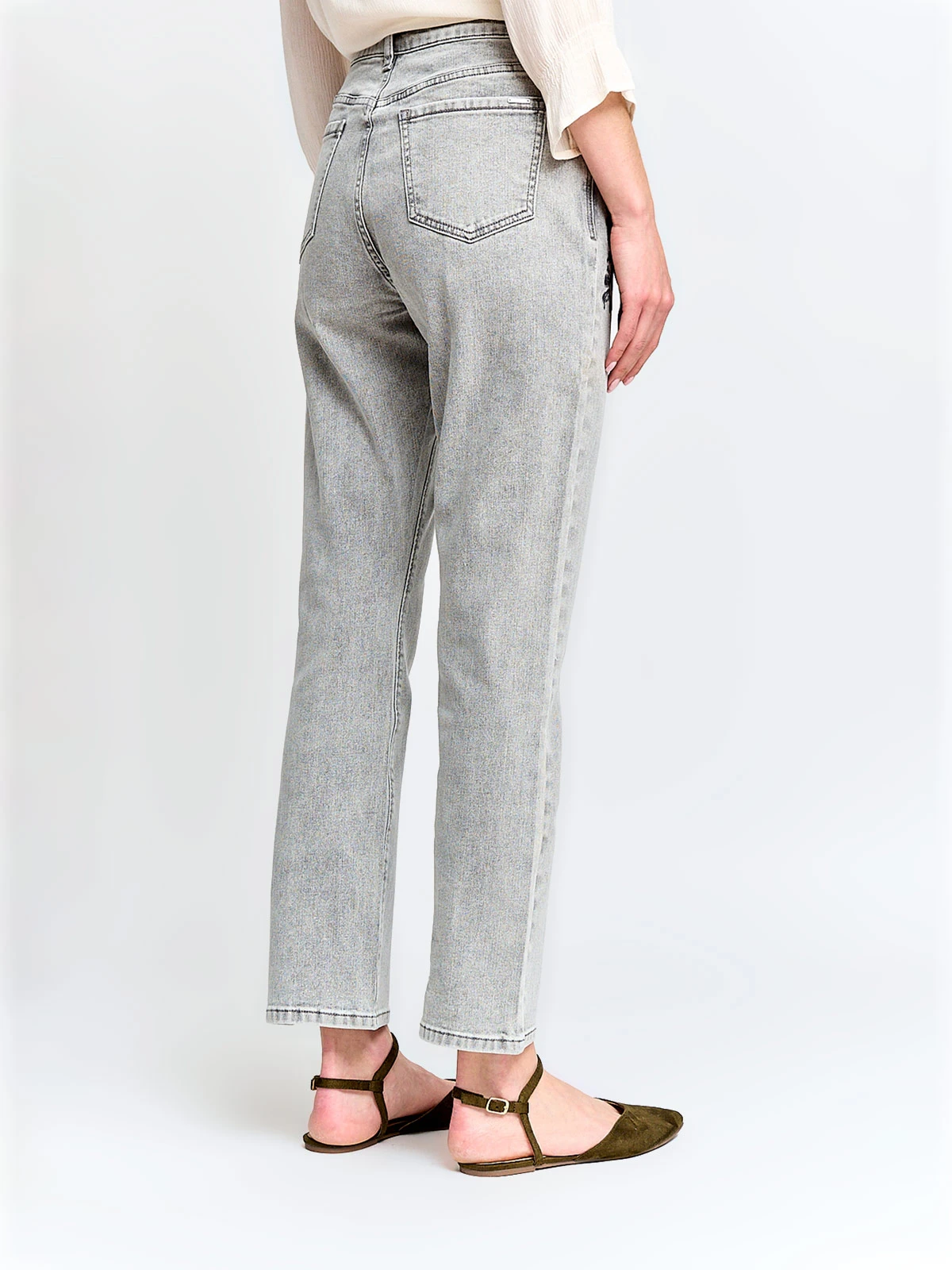 JEANS REGULAR MUJER AZIZ BORDADO - 3