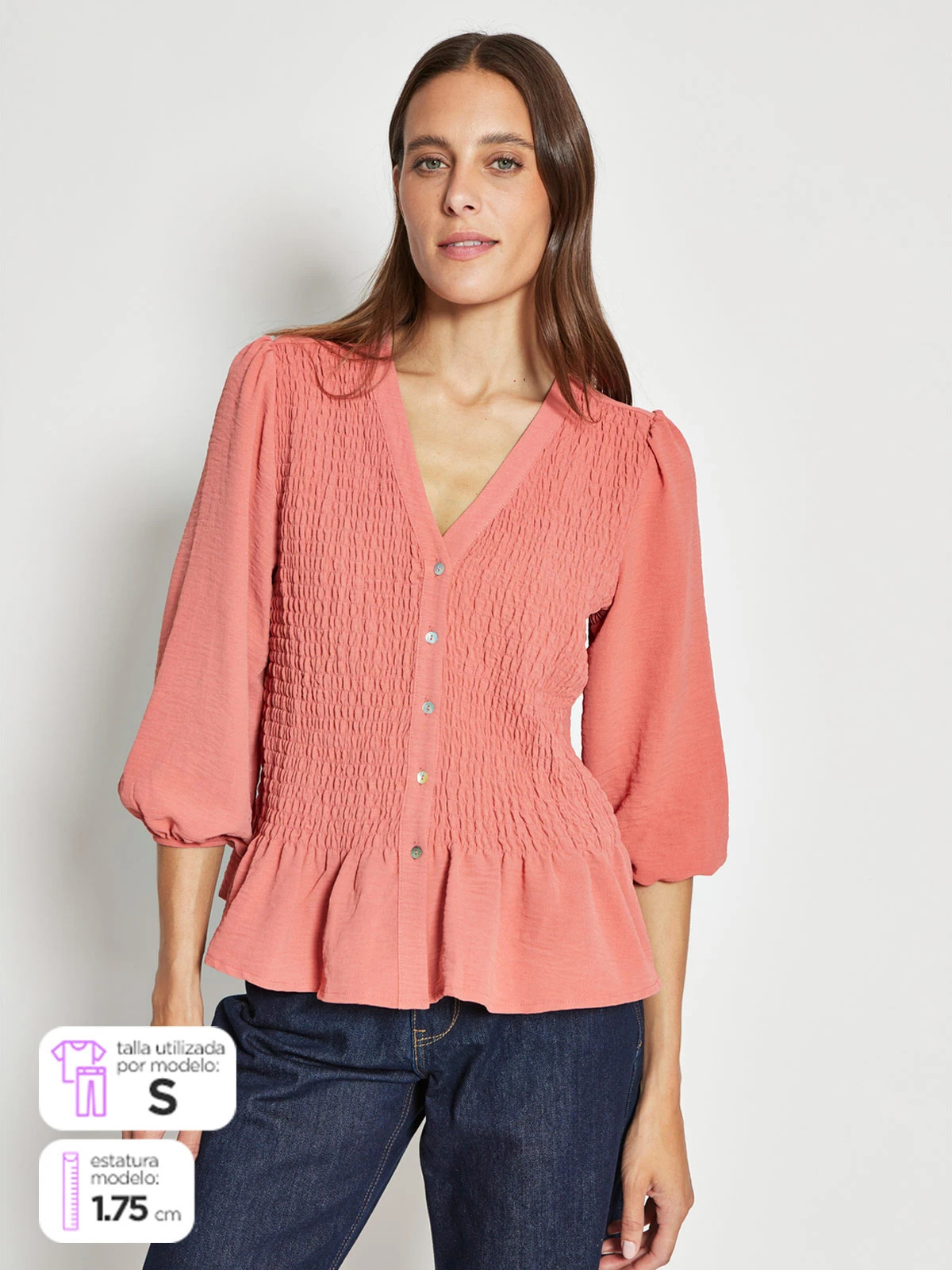 BLUSA MANGA 3/4 MUJER NAVIGATA CIPRES - 1