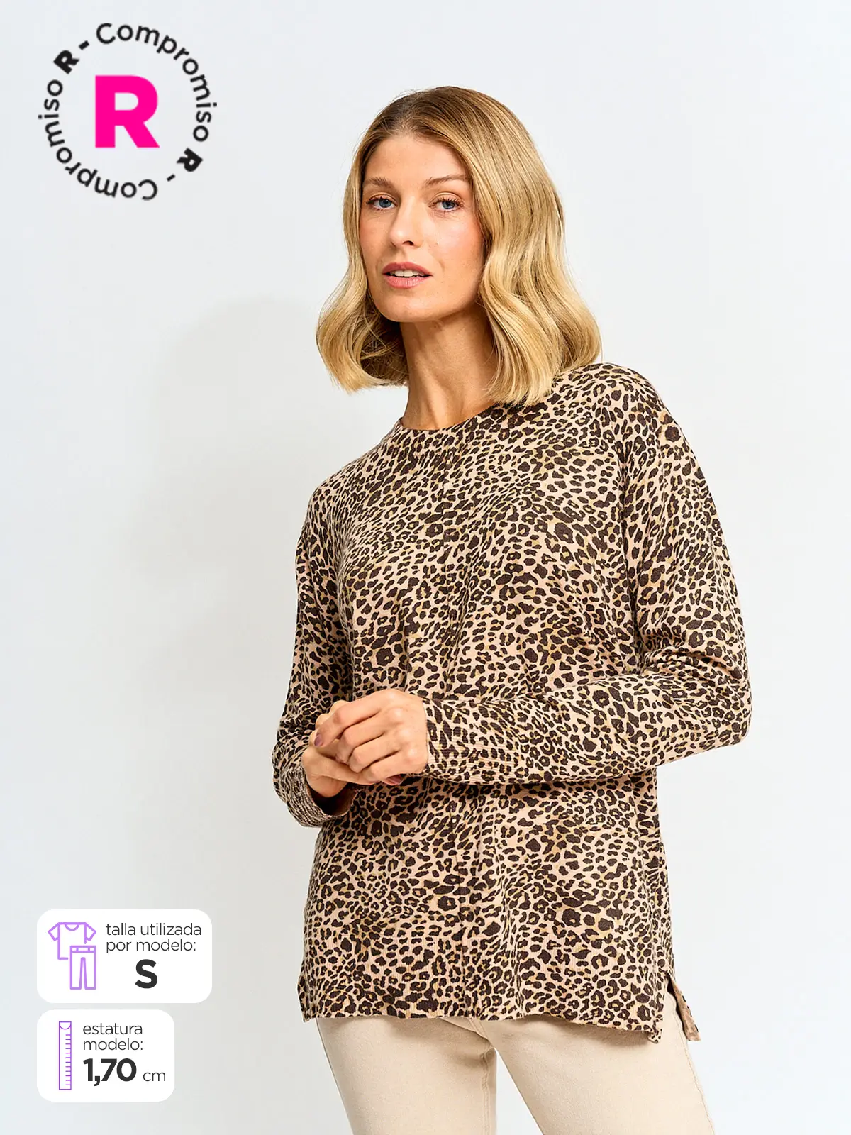 SWEATER MANGA LARGA MUJER AZIZ DORIS - 1