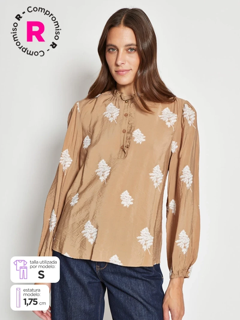 BLUSA MANGA LARGA MUJER NAVIGATA CARMEN - 1