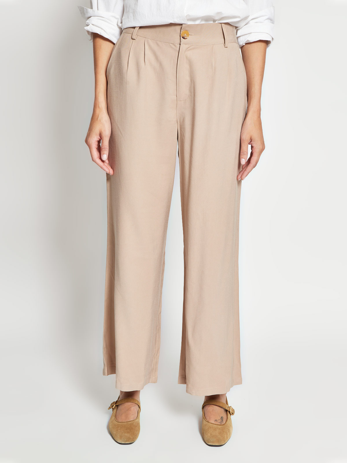 PANTALÓN REGULAR MUJER AZIZ BAGNOLIA - 2