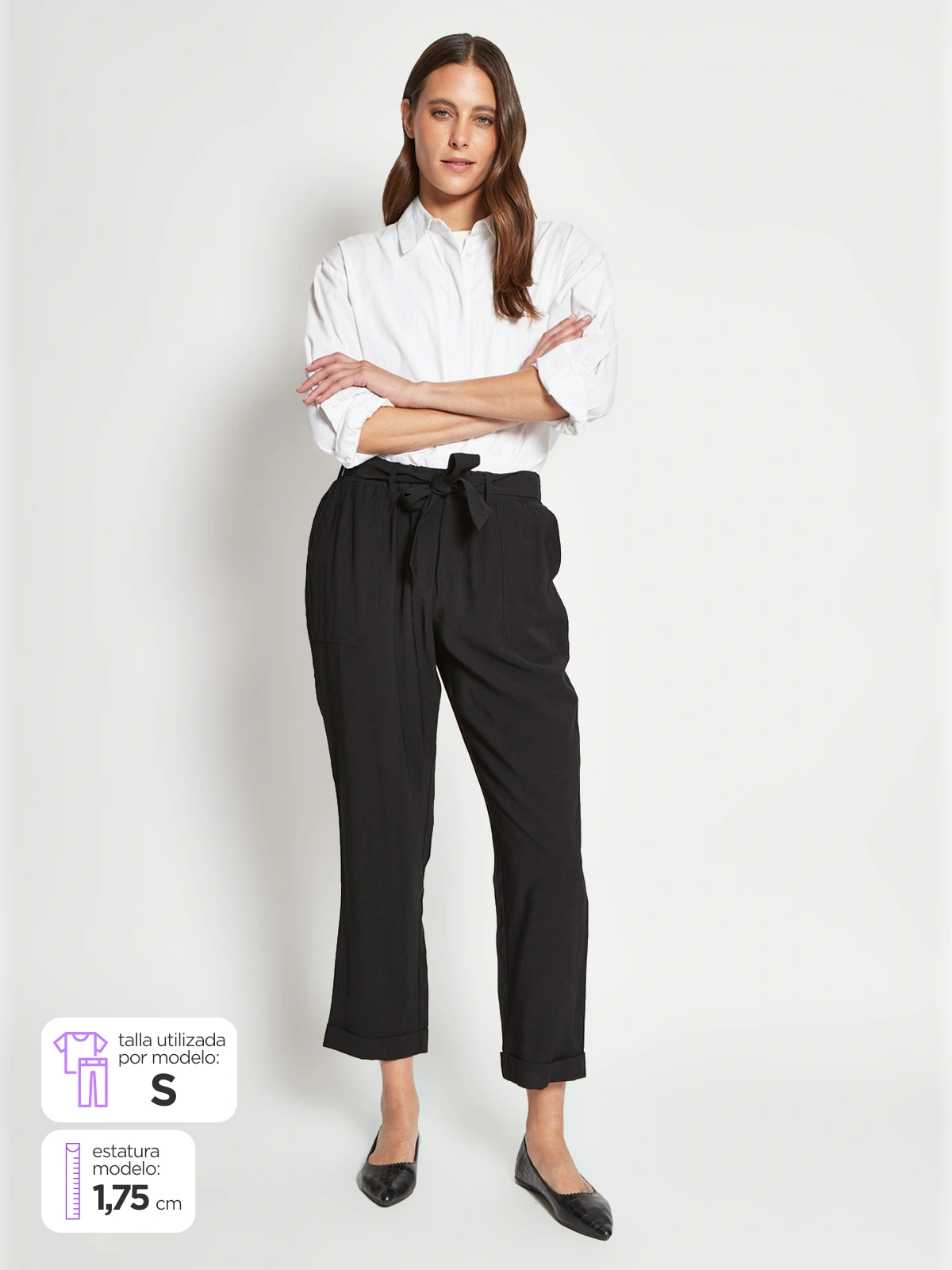 PANTALÓN REGULAR MUJER AZIZ BENICIO - 1