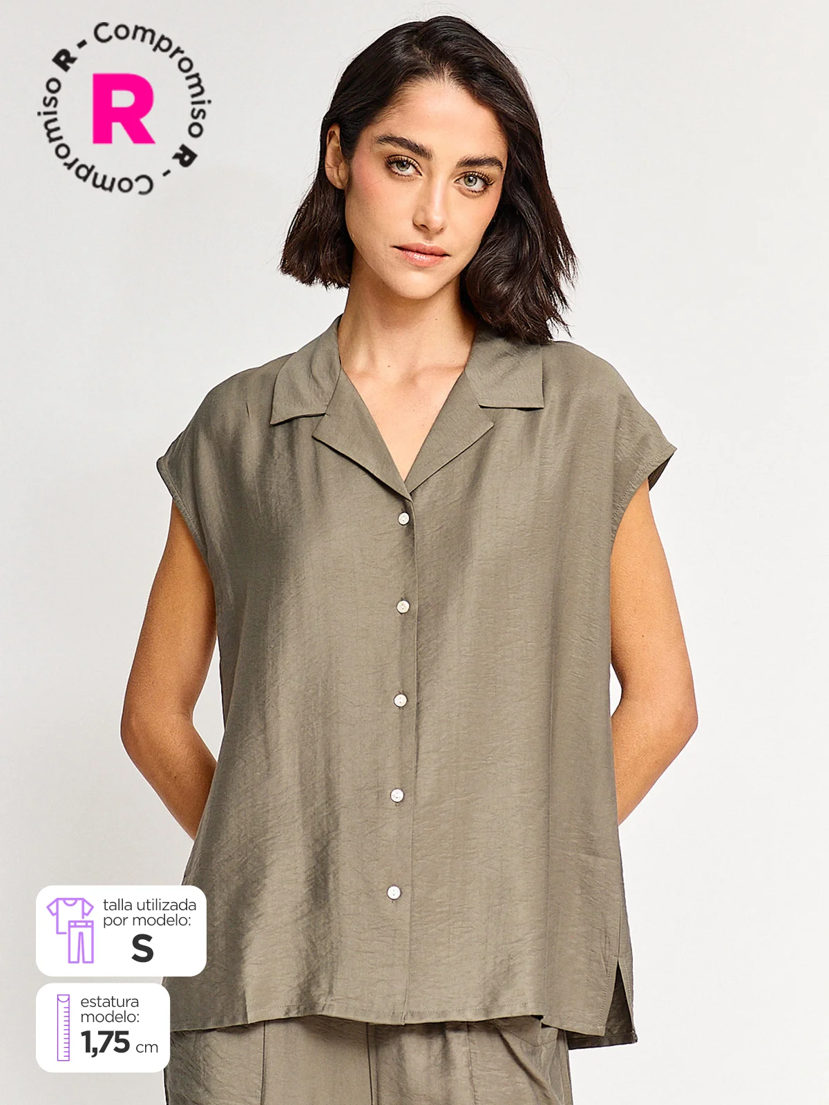 BLUSA MANGA CORTA MUJER NAVIGATA TWINSET - 1