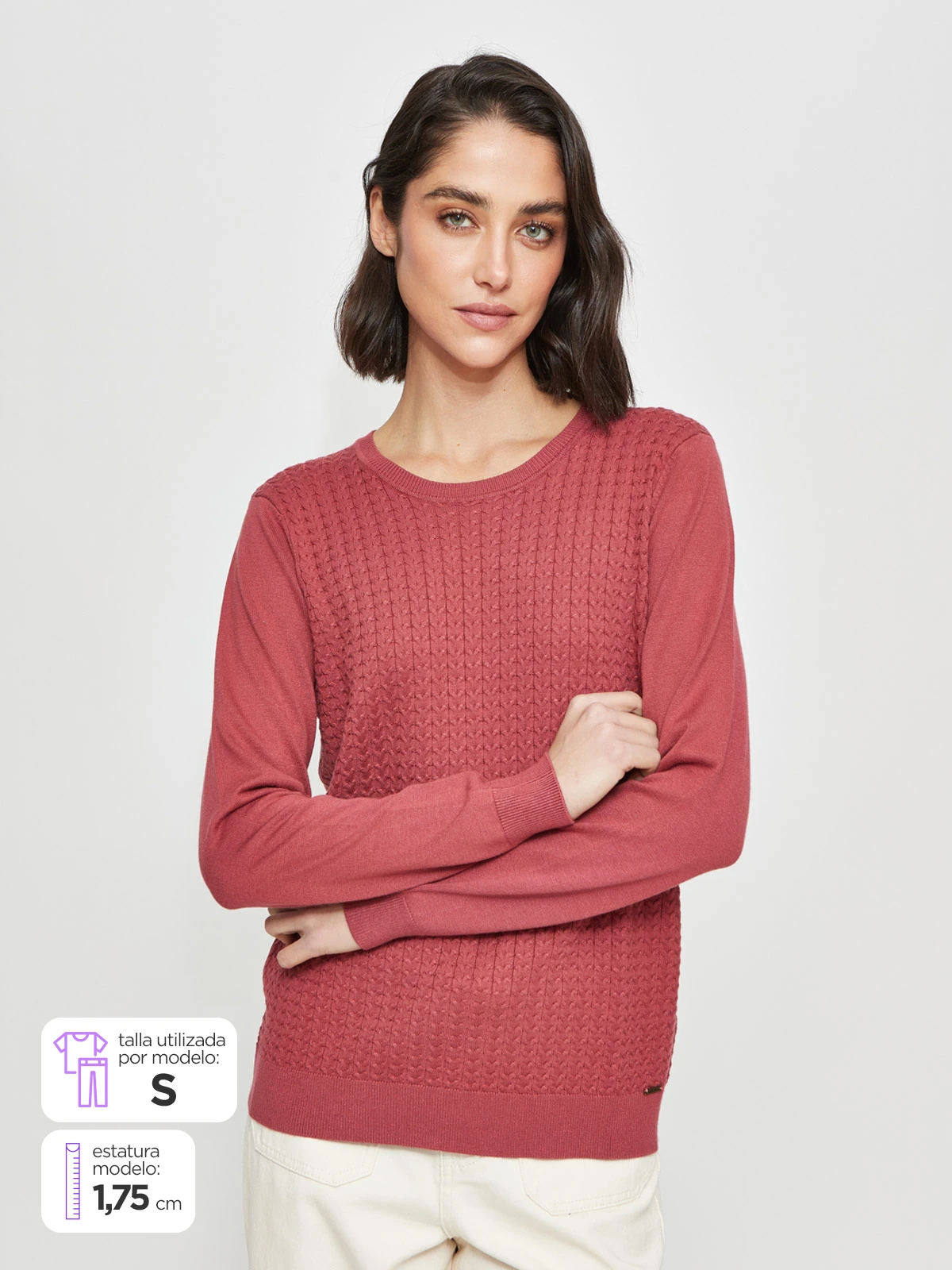 SWEATER MUJER AZIZ BRAID - 1