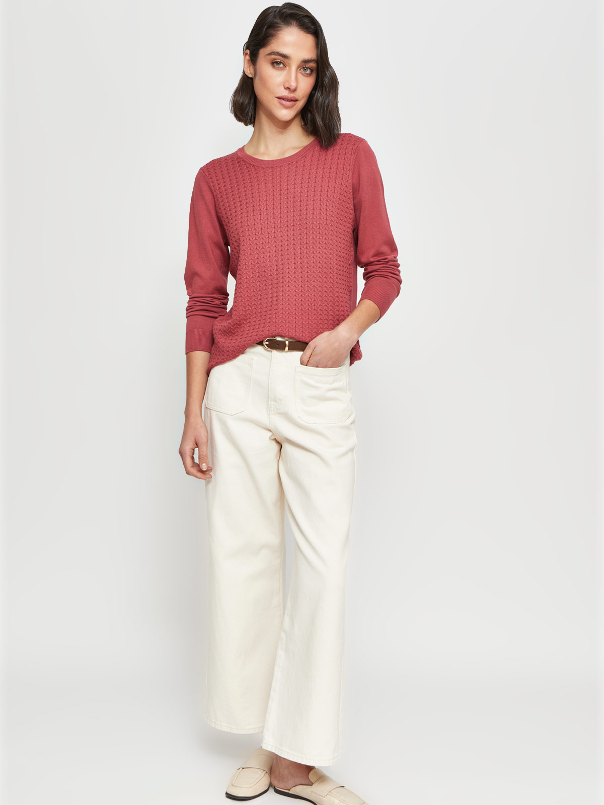 SWEATER MUJER AZIZ BRAID - 4