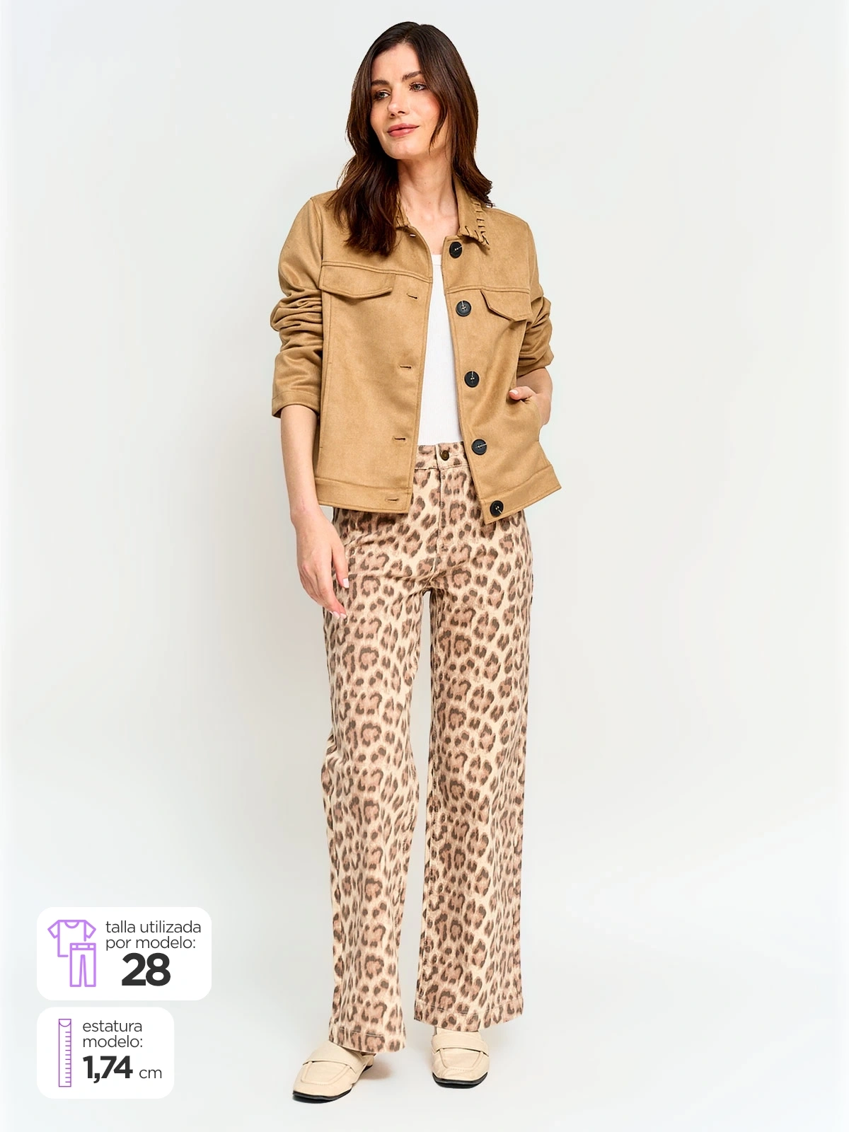 JEANS REGULAR MUJER AZIZ ANIMAL - 1