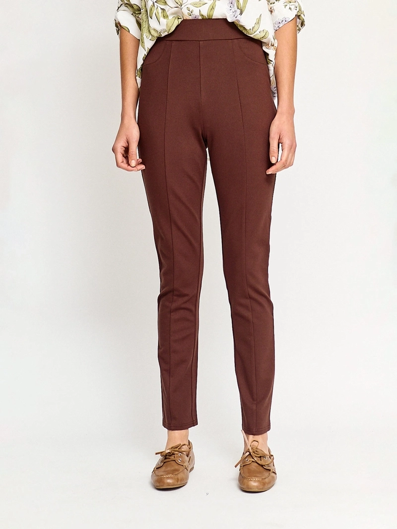 PANTALÓN REGULAR MUJER AZIZ TIPO CALZA - 2