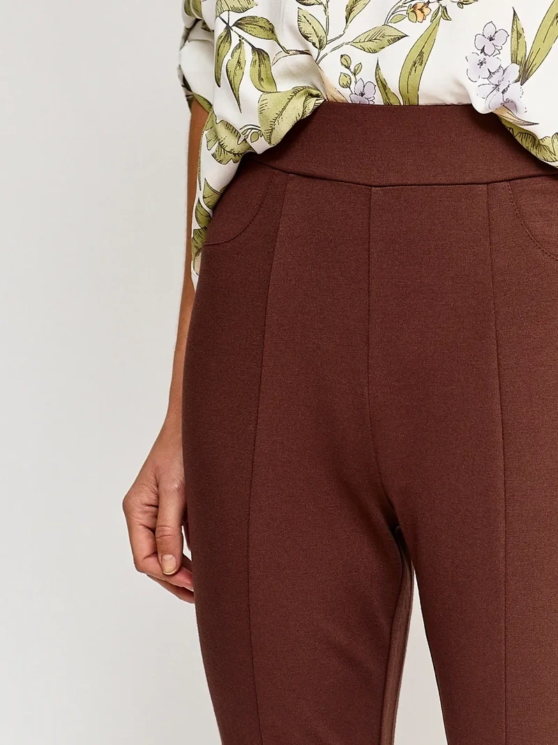 PANTALÓN REGULAR MUJER AZIZ TIPO CALZA - 4
