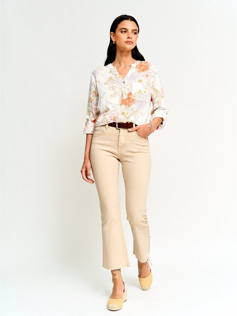 BLUSA MANGA LARGA MUJER AZIZ MAO - 4