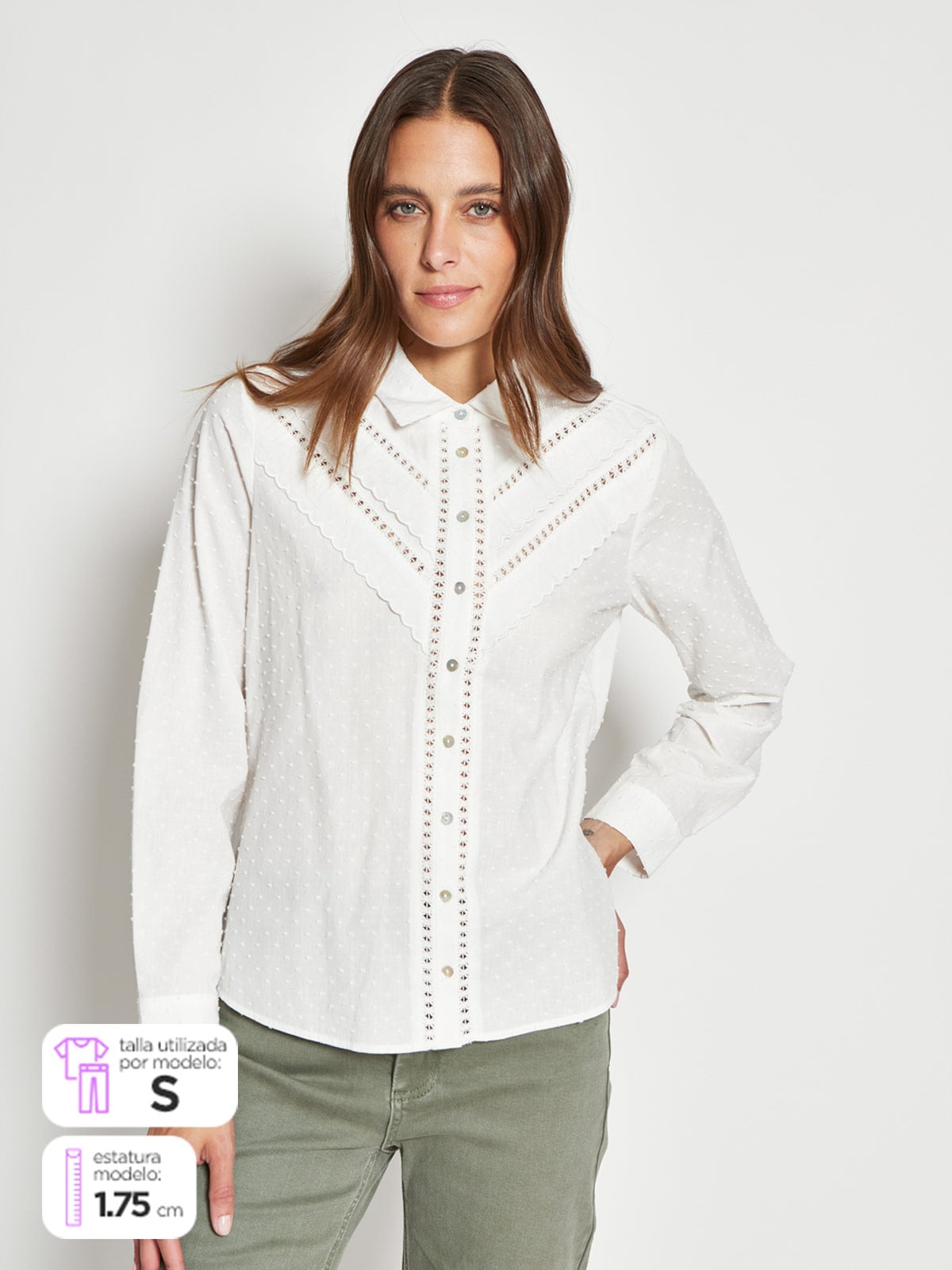 BLUSA MANGA LARGA MUJER NAVIGATA CLARA - 1