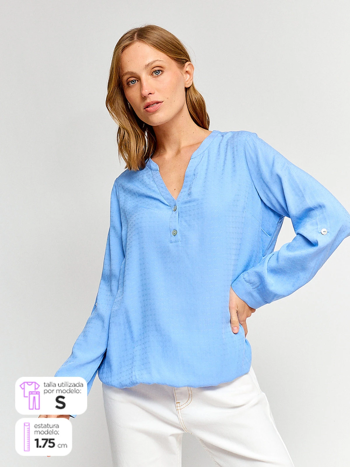 BLUSA MANGA LARGA MUJER NAVIGATA FECAMPE - 1