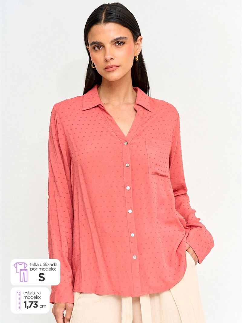 BLUSA MANGA LARGA MUJER AZIZ CAMI - 1