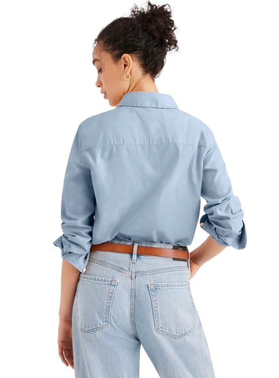 BLUSA MUJER DOCKERS LS BUTTON UP - 3