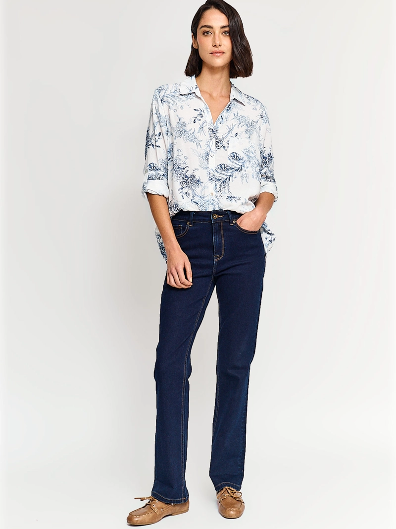 BLUSA MANGA LARGA MUJER AZIZ CAMI PRINT - 4