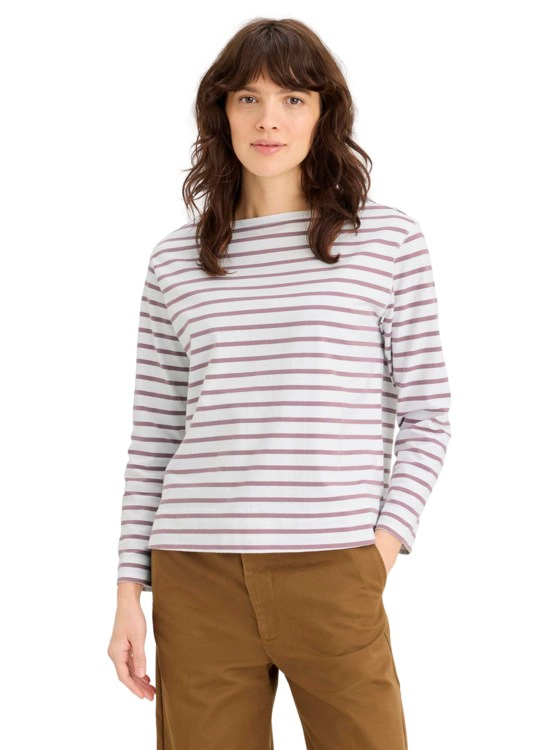 POLO MUJER DOCKERS BOATNECK ROSADO - 1