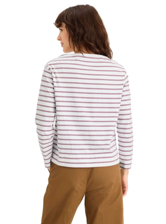 POLO MUJER DOCKERS BOATNECK ROSADO - 2