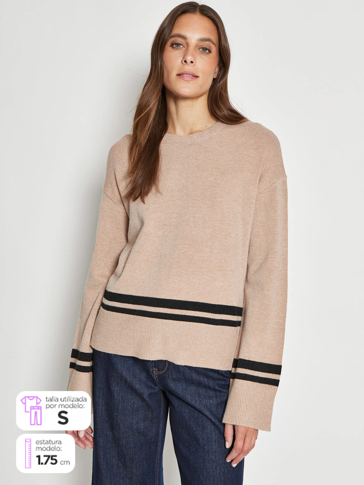 SWEATER MANGA LARGA MUJER NAVIGATA DELIA - 1