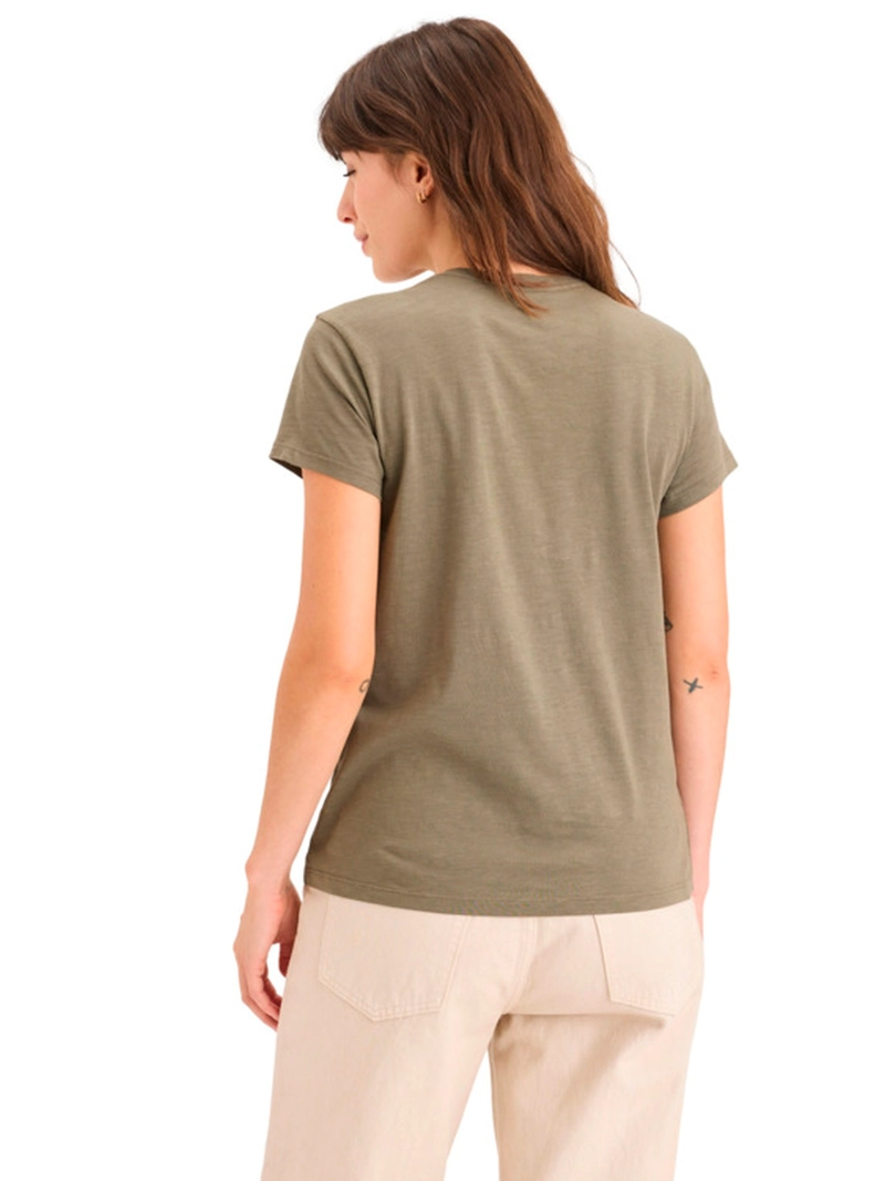POLO ALGODÓN MUJER DOCKERS GRAPHIC TEE VERDE - 2