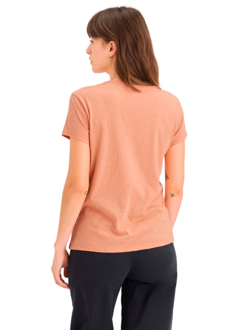 POLO ALGODÓN MUJER DOCKERS GRAPHIC TEE NARANJA - 2