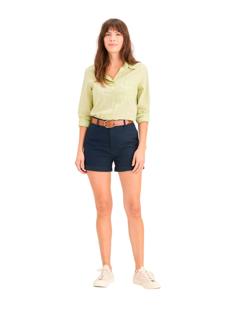 SHORT RECTO MUJER DOCKERS ORIGINAL CHINO AZUL - 1