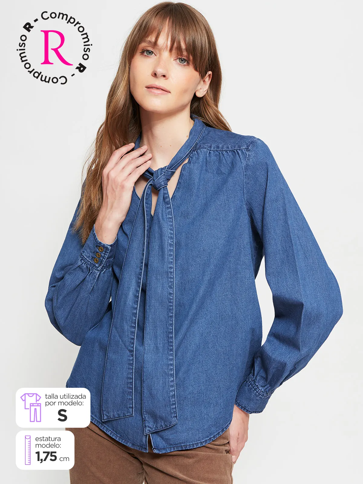 BLUSA MANGA 3/4 MUJER NAVIGATA ENID - 1