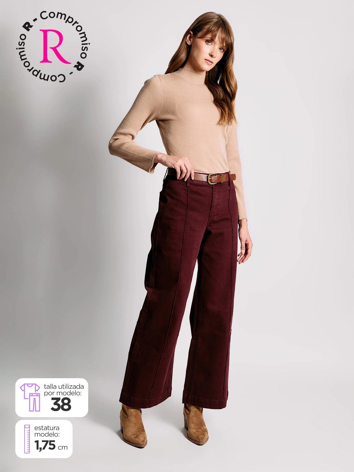 PANTALÓN RECTO MUJER NAVIGATA ELFI - 1