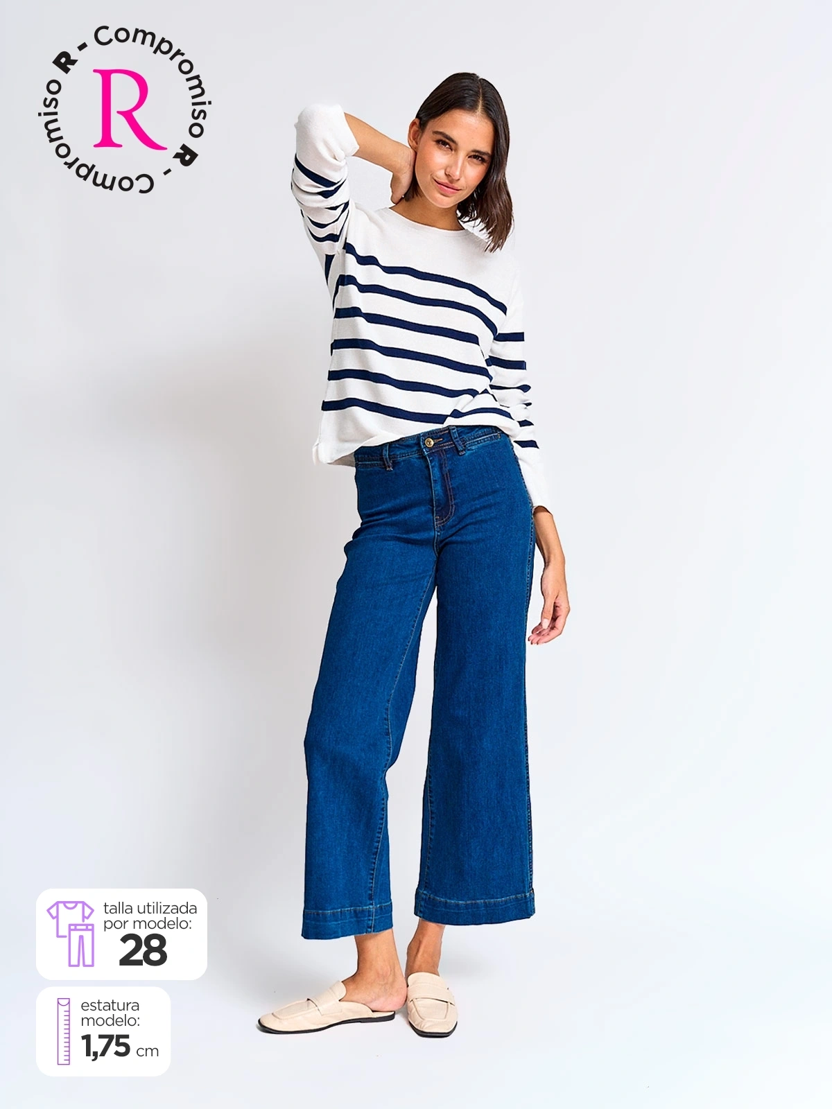 JEANS REGULAR MUJER NAVIGATA GAP - 1