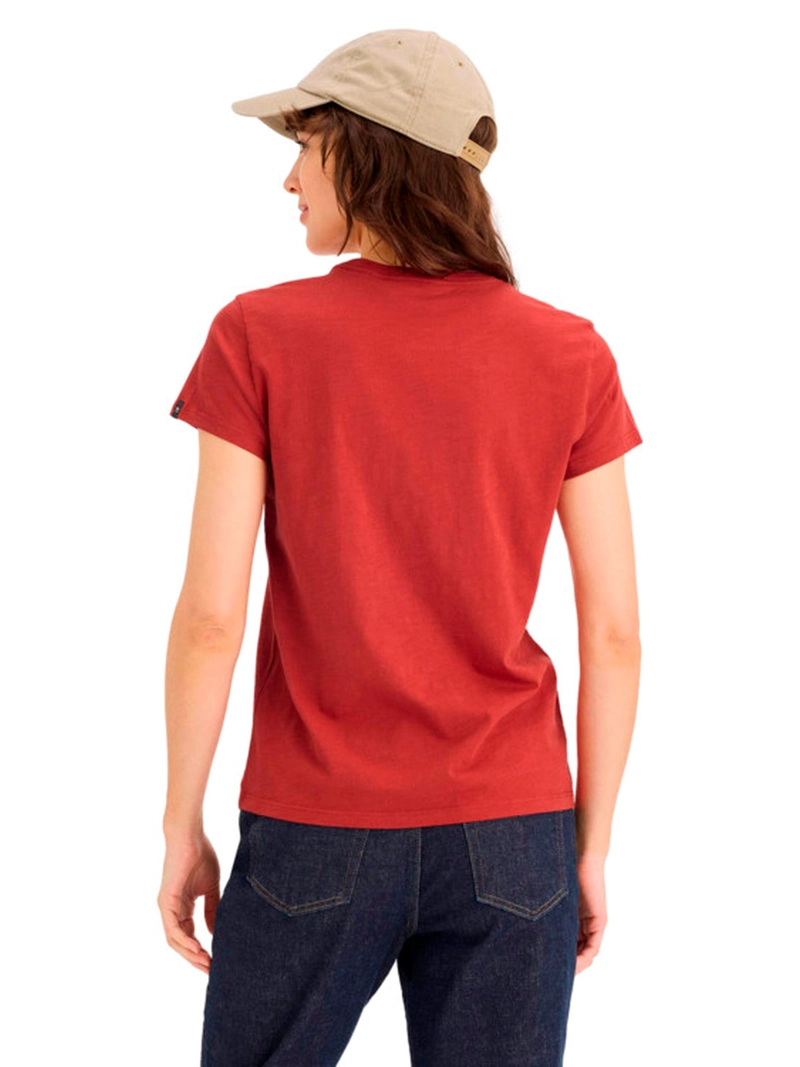POLO MANGA CORTA MUJER DOCKERS FAVORITE ROJO - 2