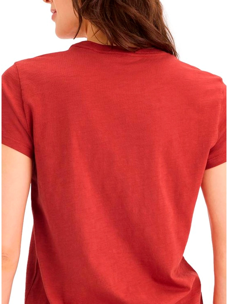 POLO MANGA CORTA MUJER DOCKERS FAVORITE ROJO - 4