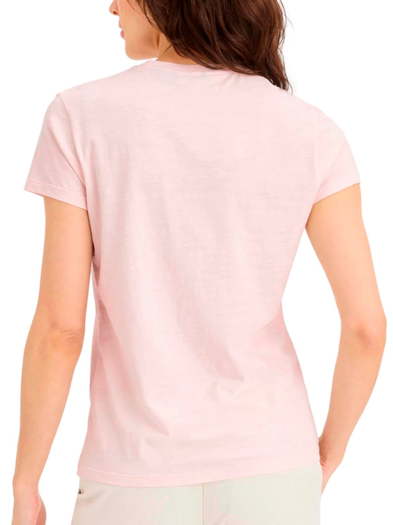 POLO MUJER DOCKERS GRAPHIC TEE ROSADO - 4