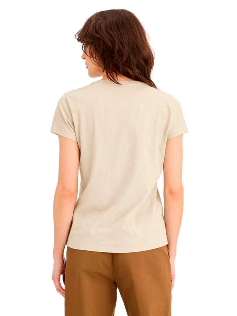 POLO MUJER DOCKERS GRAPHIC TEE BEIGE - 2
