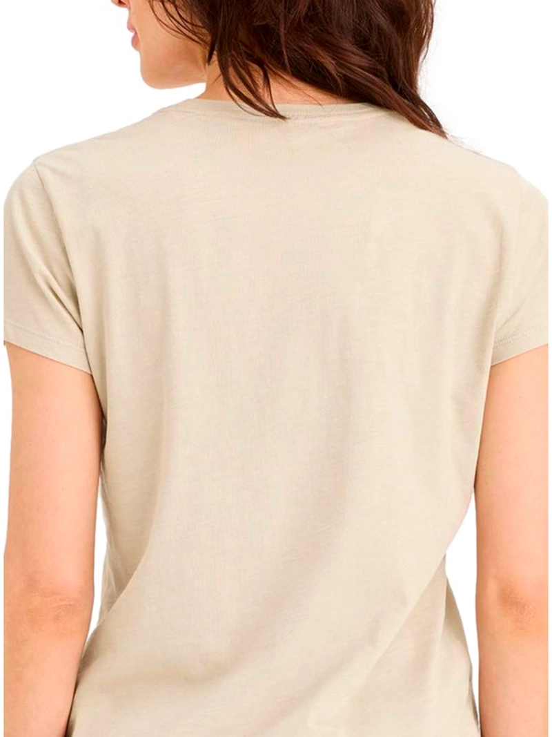 POLO MUJER DOCKERS GRAPHIC TEE BEIGE - 4