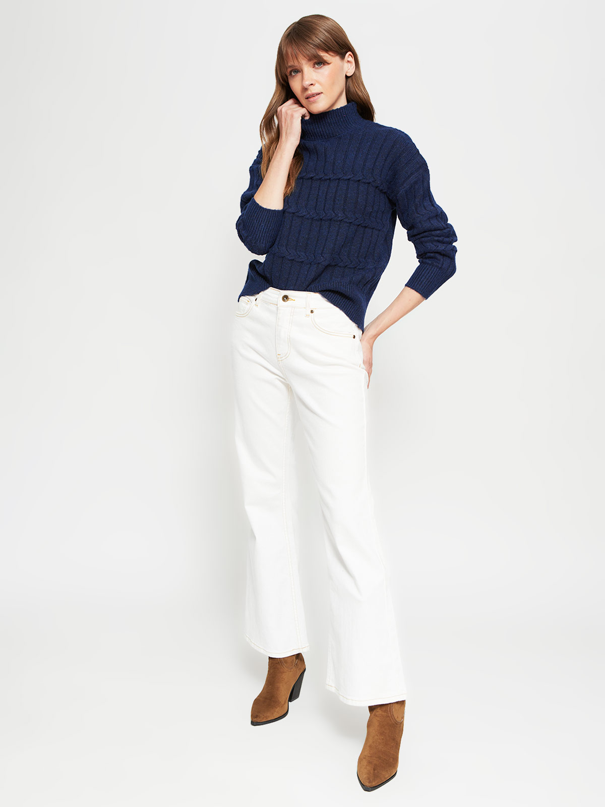 SWEATER MUJER NAVIGATA TRENZA - 4
