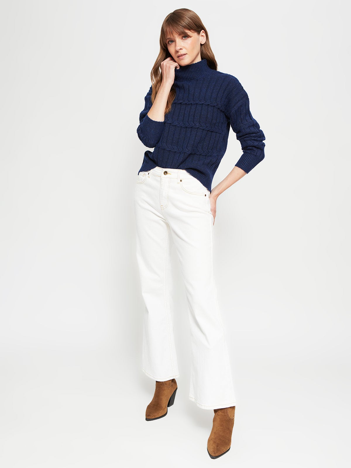 SWEATER MUJER NAVIGATA TRENZA - 4