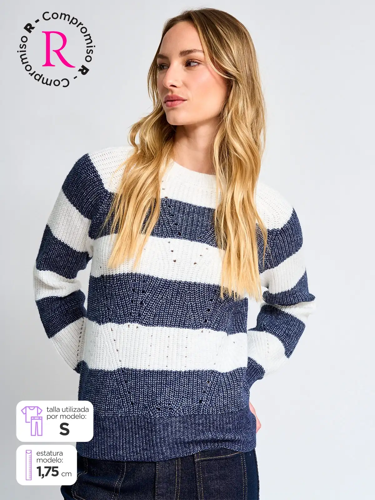 SWEATER MANGA LARGA MUJER NAVIGATA EUGENIA - 1