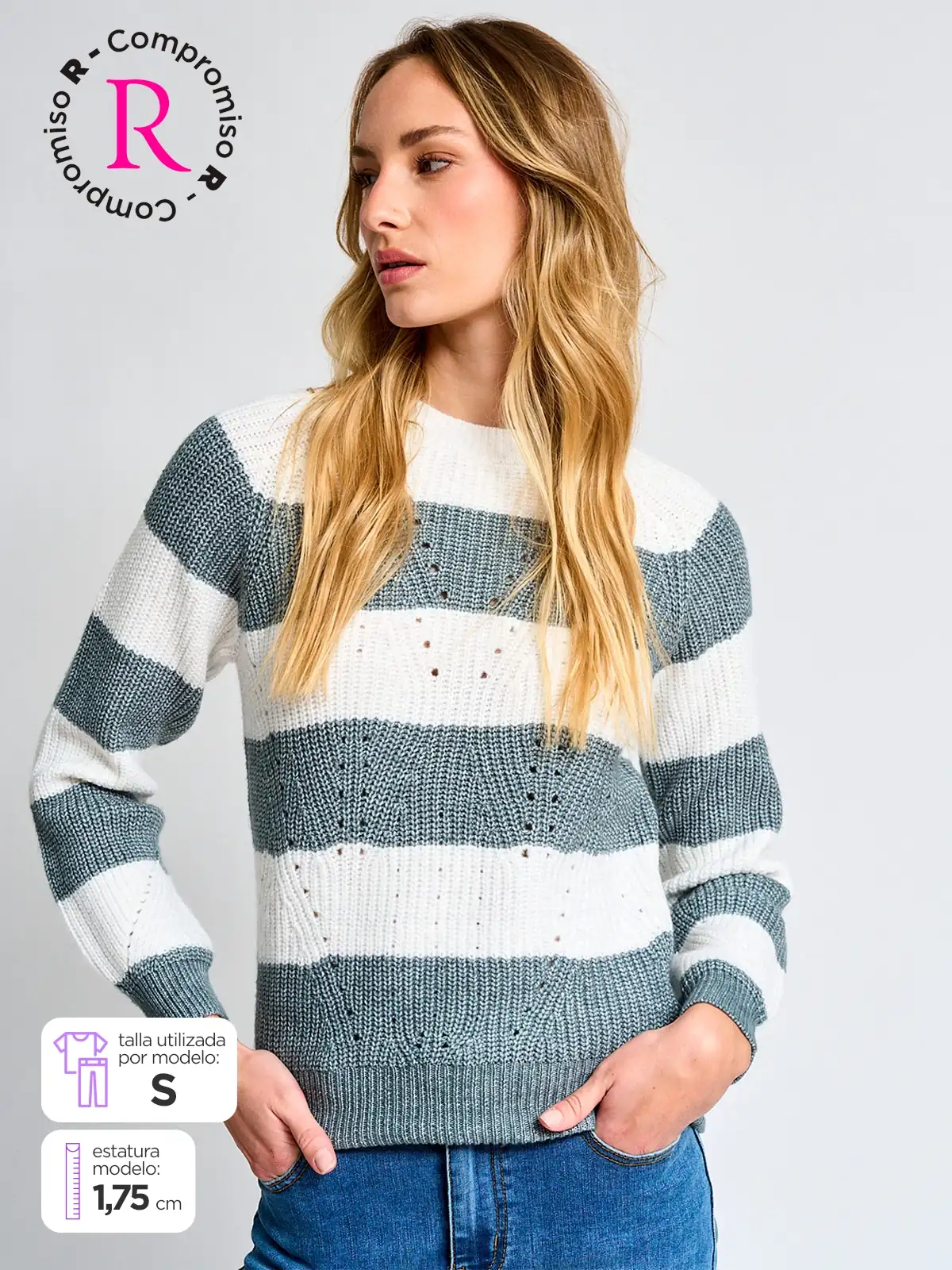 SWEATER MANGA LARGA MUJER NAVIGATA EUGENIA - 1
