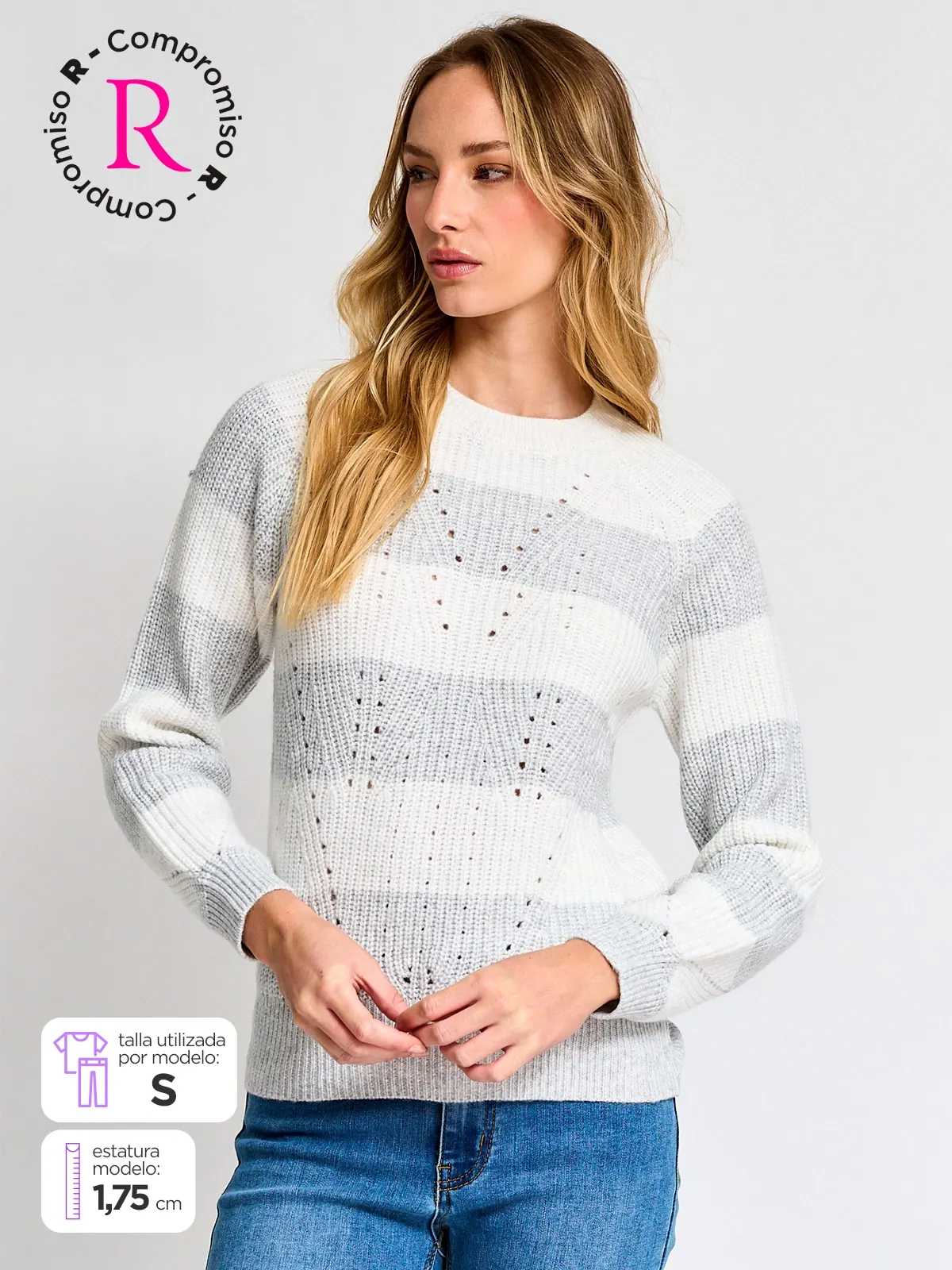 SWEATER MANGA LARGA MUJER NAVIGATA EUGENIA - 1