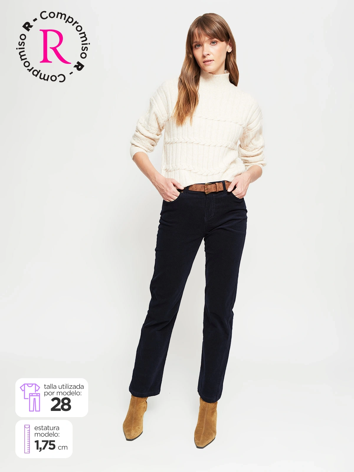 PANTALÓN REGULAR MUJER NAVIGATA - 1