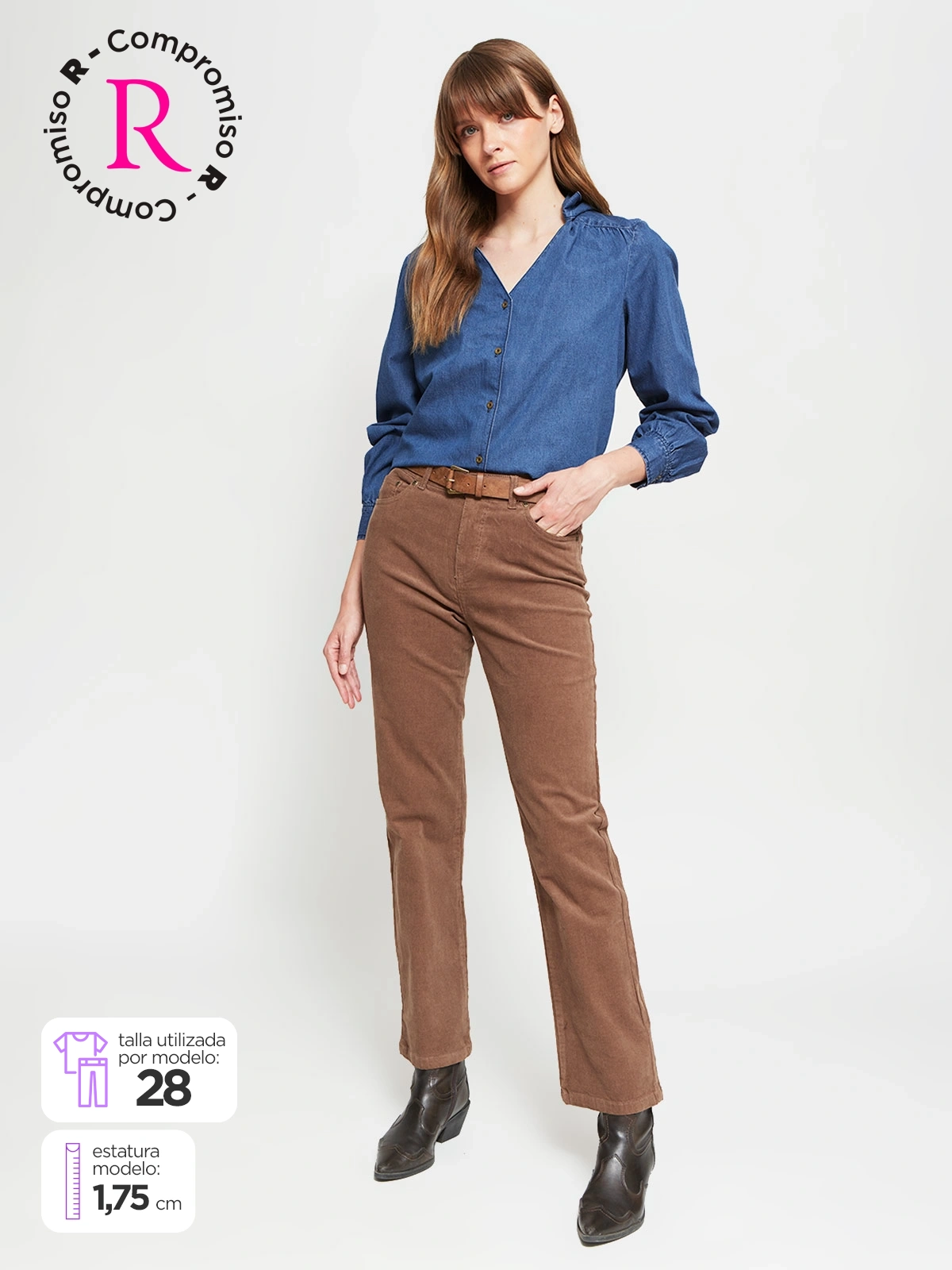 PANTALÓN REGULAR MUJER NAVIGATA - 1