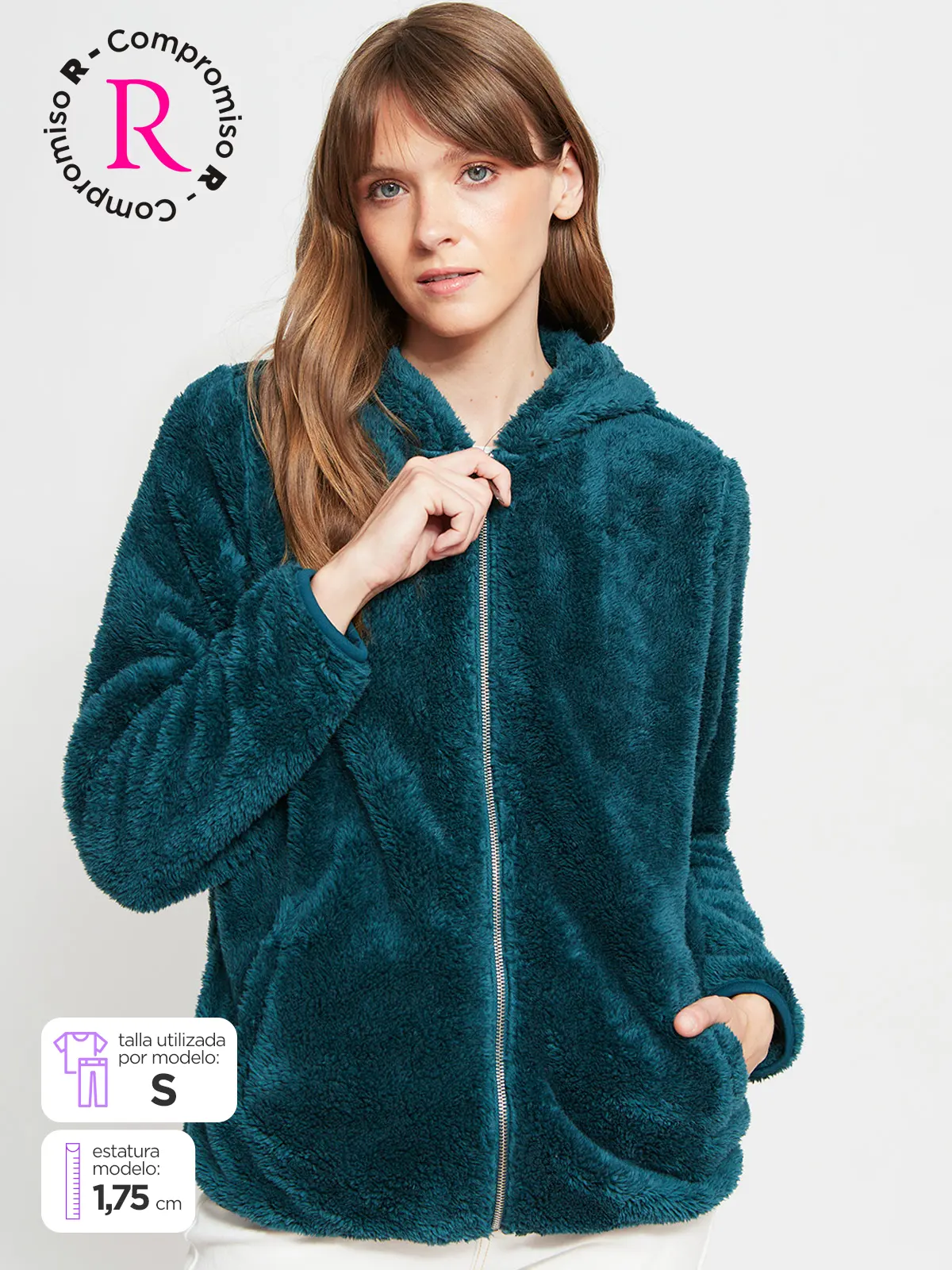POLERA MANGA LARGA MUJER AZIZ ESHERPA - 1