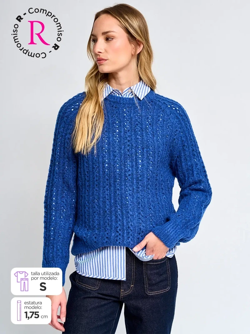 SWEATER MANGA LARGA MUJER NAVIGATA ALIRA - 1