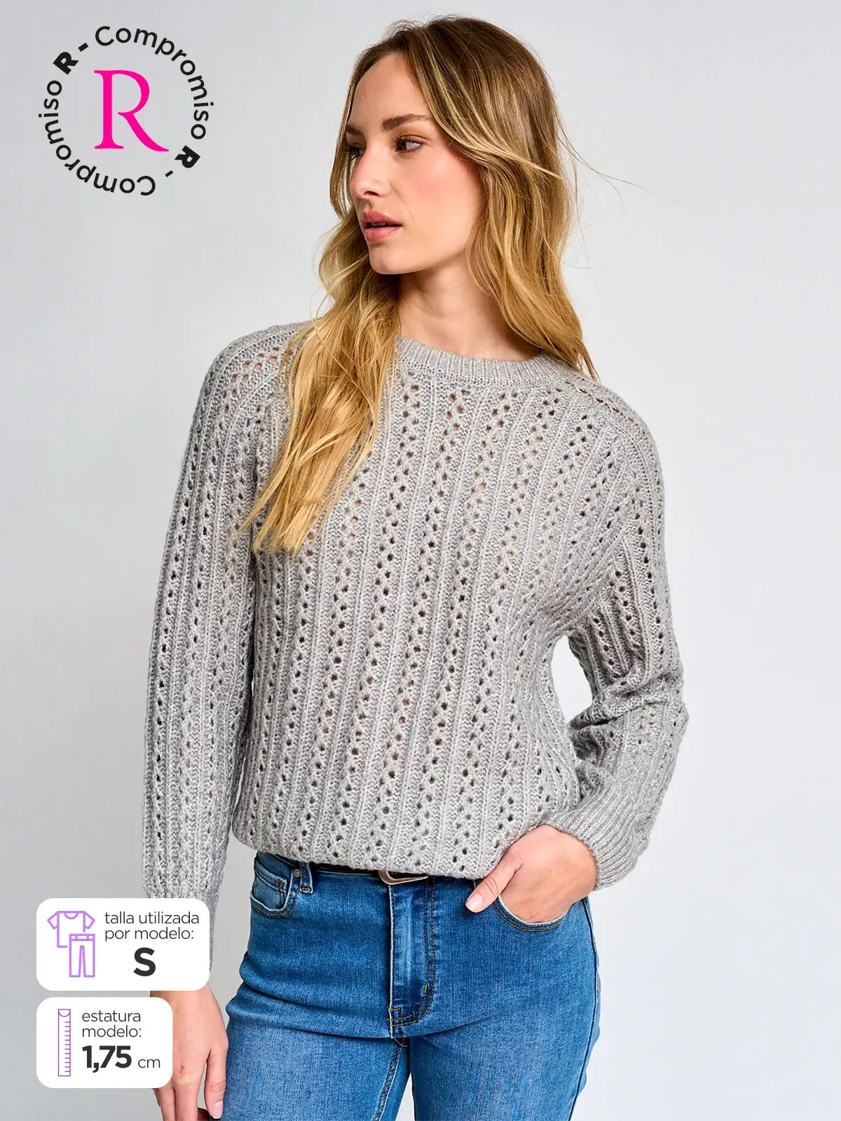 SWEATER MANGA LARGA MUJER NAVIGATA ALIRA - 1