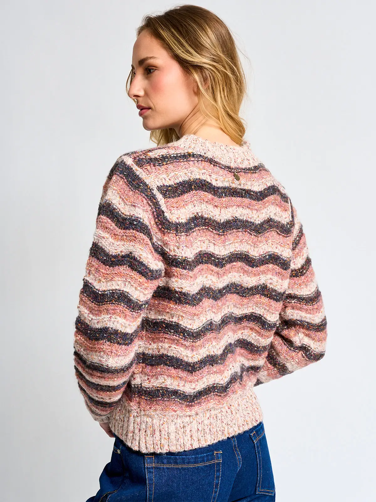 SWEATER MANGA LARGA MUJER NAVIGATA AURA - 2