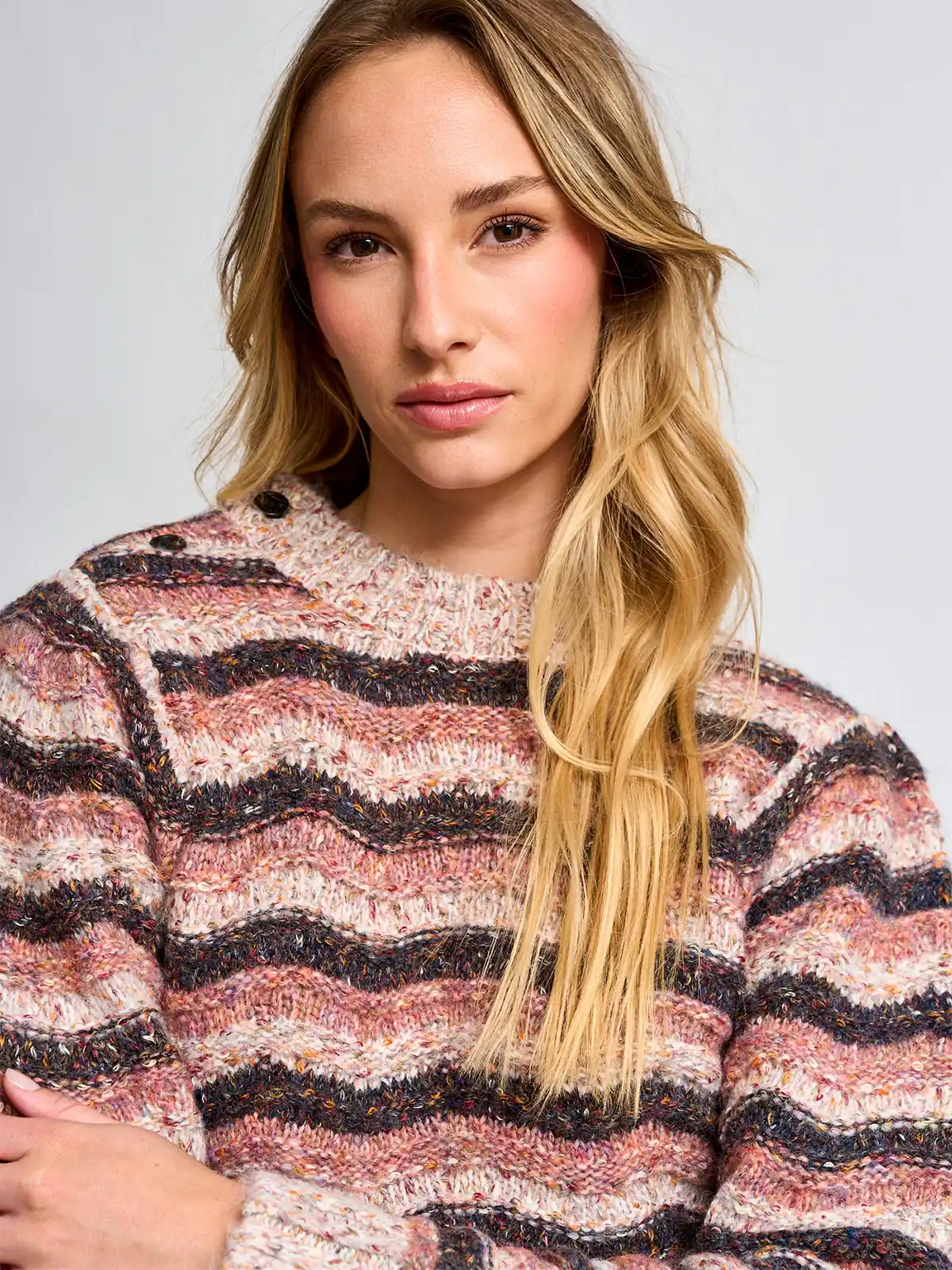 SWEATER MANGA LARGA MUJER NAVIGATA AURA - 3