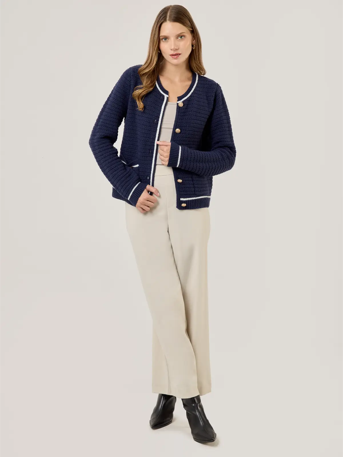 SWEATER MANGA LARGA MUJER NAVIGATA CHANEL - 5