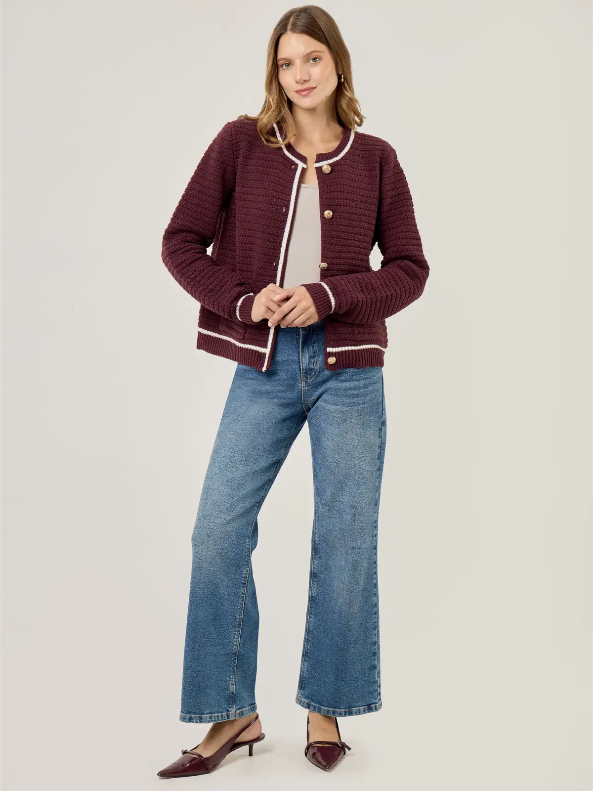 SWEATER MANGA LARGA MUJER NAVIGATA CHANEL - 5