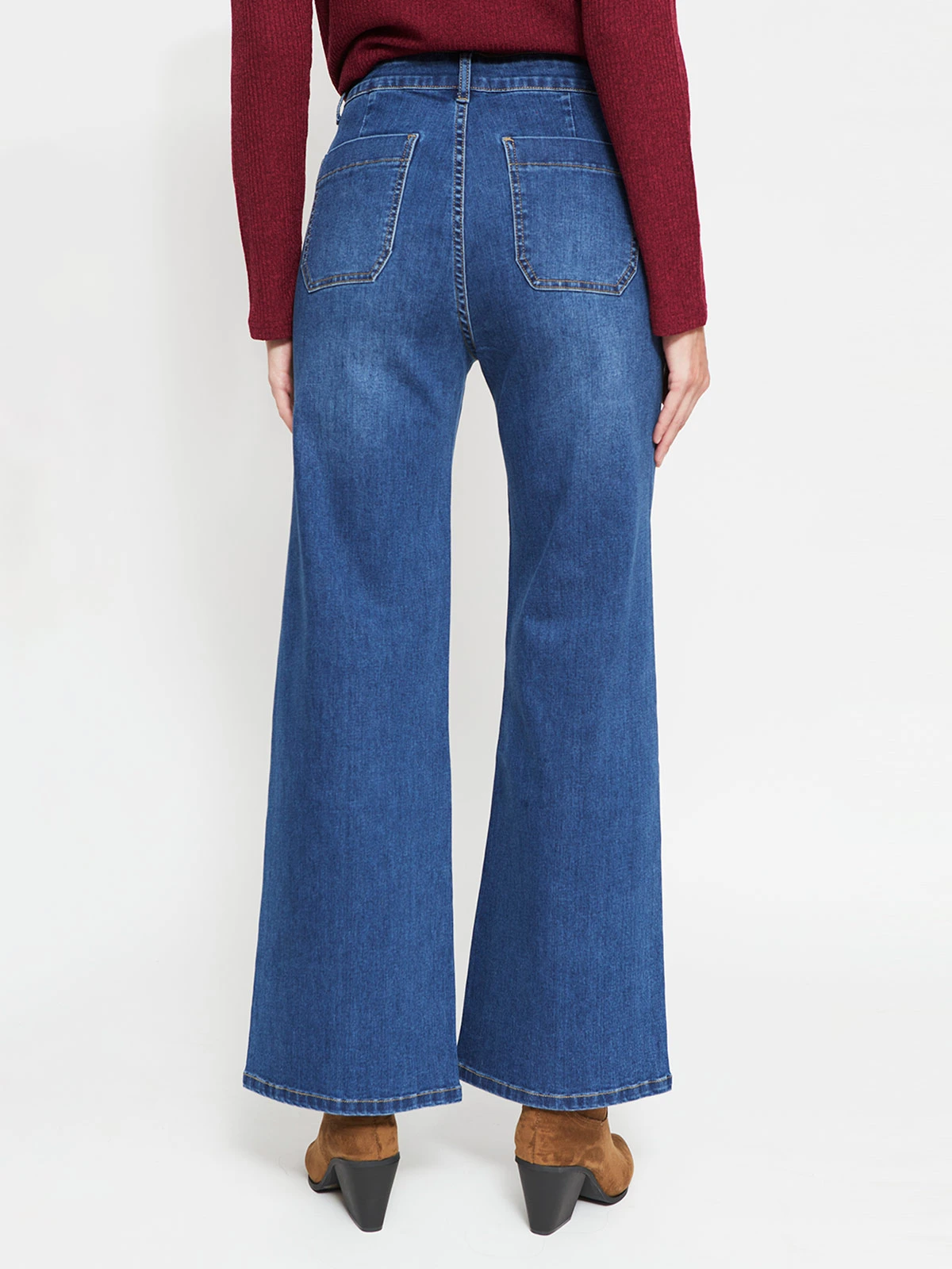 JEANS REGULAR MUJER AZIZ LAVADO - 3