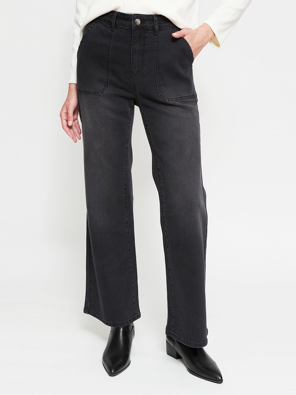 JEANS REGULAR MUJER AZIZ LAVADO - 2
