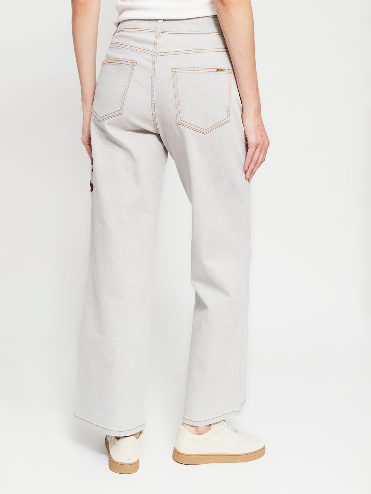 JEANS REGULAR MUJER AZIZ FLOREADO - 3