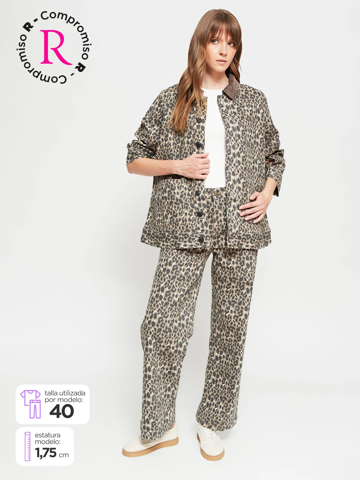 JEANS REGULAR MUJER AZIZ ANIMAL - 1